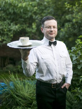 garson personel servis yemek