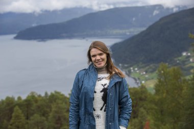 Jutunheimen Milli Parkı. Bergen Fiyortları ve Ormanı. Bergen, Norveç - 11.09.2018