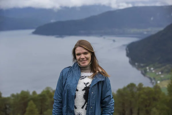 Parque Nacional Jutunheimen Bergen Fjords Forest Bergen Noruega 2018 — Fotografia de Stock