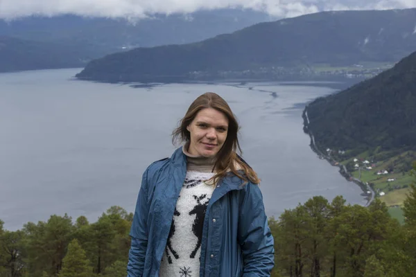 Parque Nacional Jutunheimen Bergen Fjords Forest Bergen Noruega 2018 — Fotografia de Stock