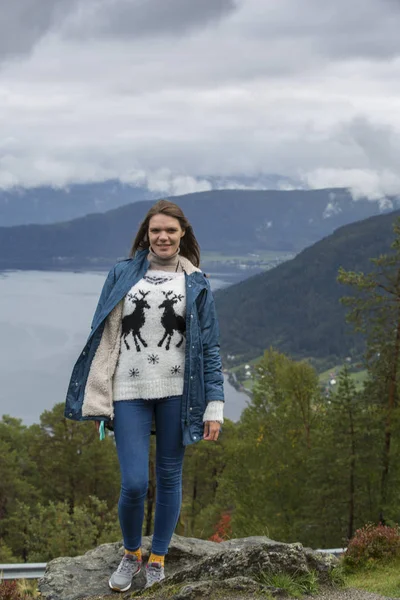 Parque Nacional Jutunheimen Bergen Fjords Forest Bergen Noruega 2018 — Fotografia de Stock