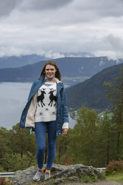 Parque Nacional Jutunheimen Bergen Fjords Forest Bergen Noruega 2018 — Fotografia de Stock