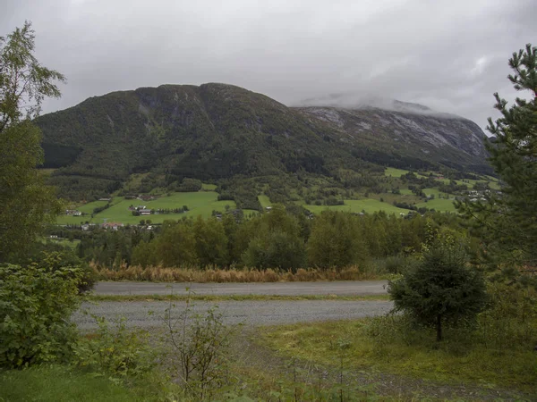 Národní Park Jutunheimen Bergen Fjordy Les Bergen Norsko 2018 — Stock fotografie