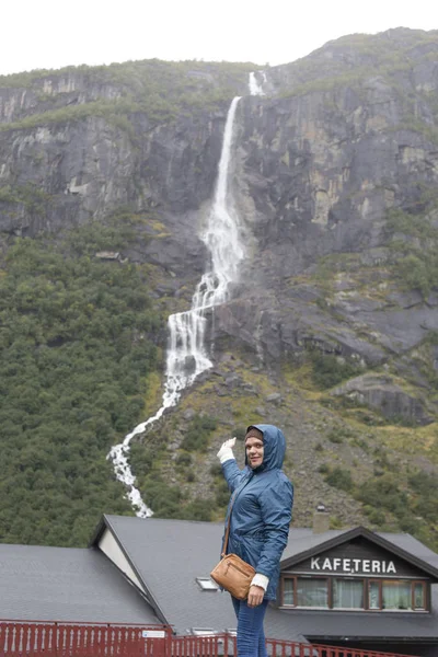 Parque Nacional Jutunheimen Bergen Fjords Forest Bergen Noruega 2018 — Fotografia de Stock