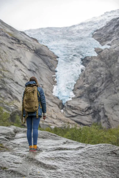 Jutunheimen Nemzeti Parkba Bergen Fjords Forest Bergen Norvégia 2018 — Stock Fotó