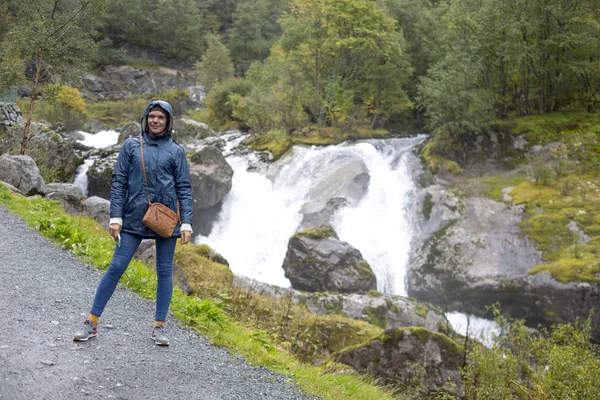 Parque Nacional Jutunheimen Bergen Fjords Forest Bergen Noruega 2018 — Fotografia de Stock