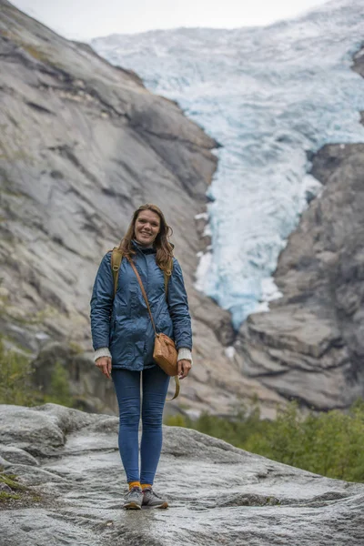 Nationaal Park Jutunheimen Bergen Fjorden Bos Bergen Noorwegen 2018 — Stockfoto