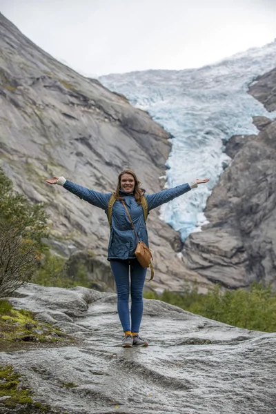 Parque Nacional Jutunheimen Bergen Fjords Forest Bergen Noruega 2018 — Fotografia de Stock