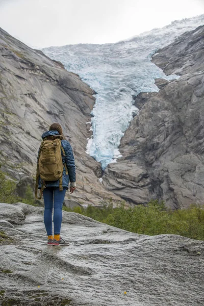 Jutunheimen Nemzeti Parkba Bergen Fjords Forest Bergen Norvégia 2018 — Stock Fotó