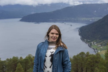 Jutunheimen Milli Parkı. Bergen Fiyortları ve Ormanı. Bergen, Norveç - 11.09.2018
