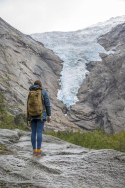 Jutunheimen Milli Parkı. Bergen Fiyortları ve Ormanı. Bergen, Norveç - 11.09.2018