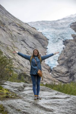 Jutunheimen Milli Parkı. Bergen Fiyortları ve Ormanı. Bergen, Norveç - 11.09.2018