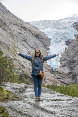 Jutunheimen Milli Parkı. Bergen Fiyortları ve Ormanı. Bergen, Norveç - 11.09.2018