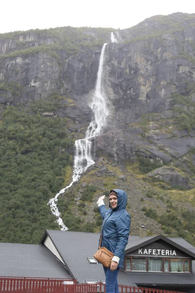 Nationaal Park Jutunheimen Bergen Fjorden Bos Bergen Noorwegen 2018 — Stockfoto