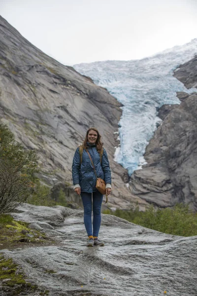 Parque Nacional Jutunheimen Bergen Fjords Forest Bergen Noruega 2018 — Fotografia de Stock