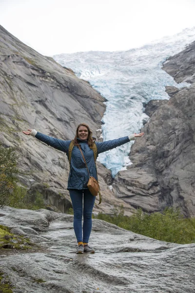 Parque Nacional Jutunheimen Bergen Fjords Forest Bergen Noruega 2018 — Fotografia de Stock