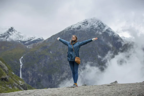 Parque Nacional Jutunheimen Bergen Fjords Forest Bergen Noruega 2018 — Fotografia de Stock