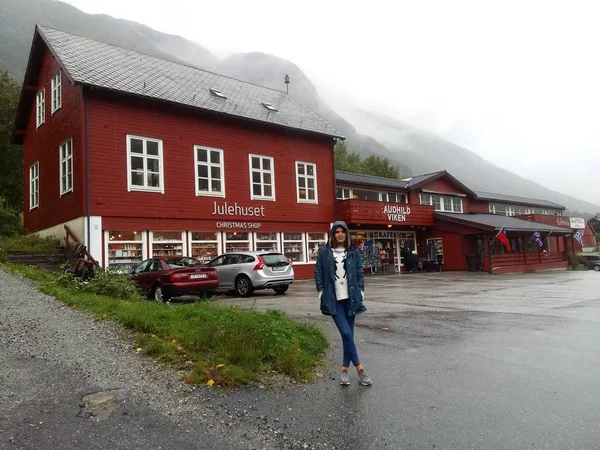 Jutunheimen Milli Parkı. Bergen Fiyortları ve Ormanı. Bergen, Norveç - 11.09.2018