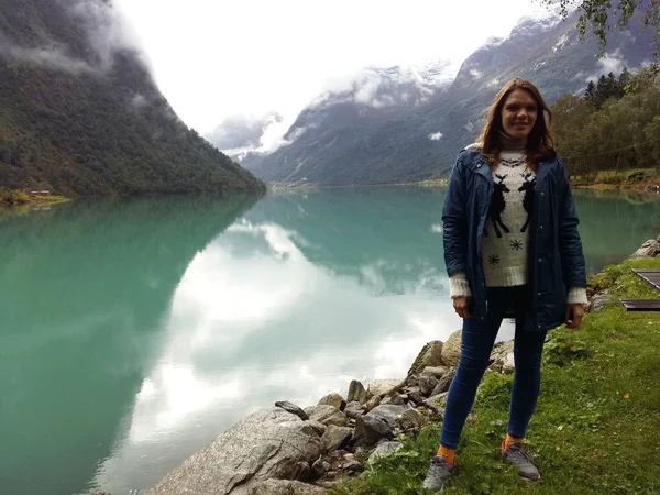 Jutunheimen Milli Parkı. Bergen Fiyortları ve Ormanı. Bergen, Norveç - 11.09.2018