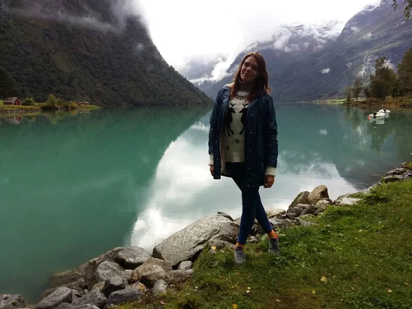 Jutunheimen Milli Parkı. Bergen Fiyortları ve Ormanı. Bergen, Norveç - 11.09.2018