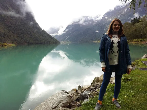 Jutunheimen Milli Parkı. Bergen Fiyortları ve Ormanı. Bergen, Norveç - 11.09.2018