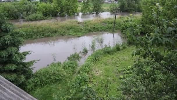 Inundação Oeste Ucrânia — Vídeo de Stock