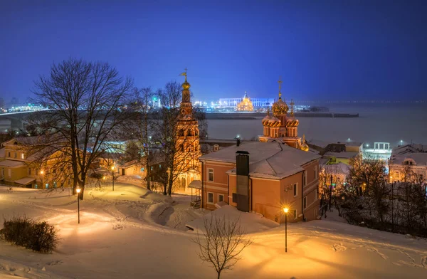 Vista de la Iglesia de Navidad — Foto de Stock