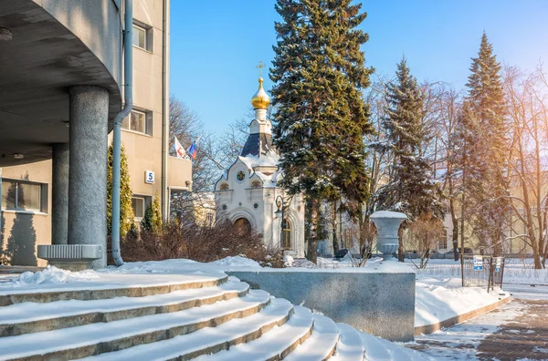Spasskaya kaplicy w Niżnym Nowogrodzie Kreml — Zdjęcie stockowe
