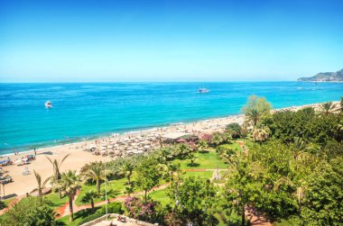 Türkiye'de Alanya'da plaj tatili
