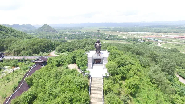 Bai Dinh Pagoda Veduta Aerea Del Più Alto Tempio Buddista — Foto Stock