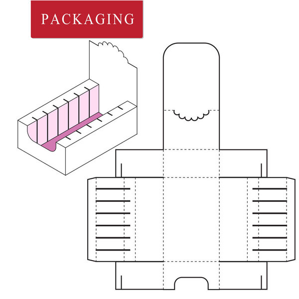 Package on package (PoP). Packaging for cosmetic or skincare pro