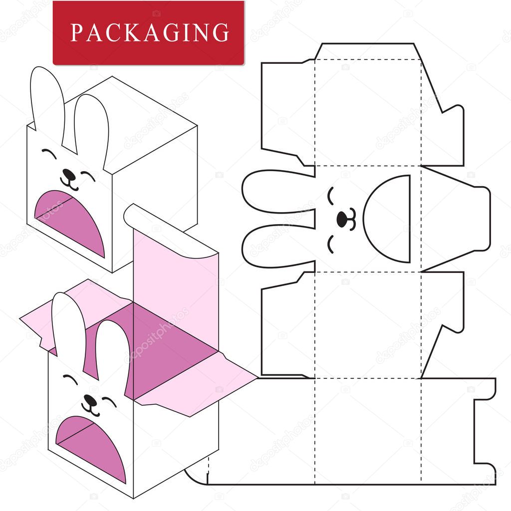 Packaging Design.Vector Illustration of Box.Package Template. Is