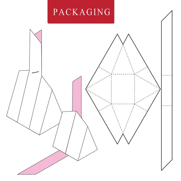 Verpackungen für Street Food.. — Stockvektor