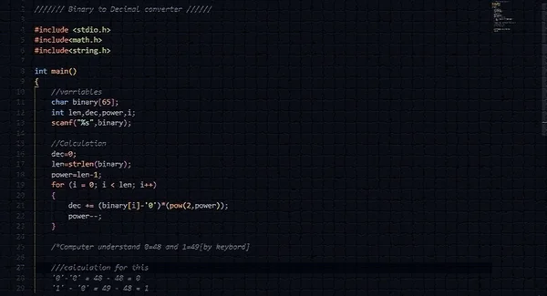 C programozás HD háttérkép vs Code — Stock Fotó