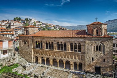Ohri'deki Ayasofya kilisesinin arka yüzü