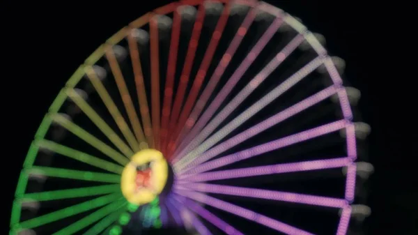 Night view of the ferris wheel — Stock Photo, Image