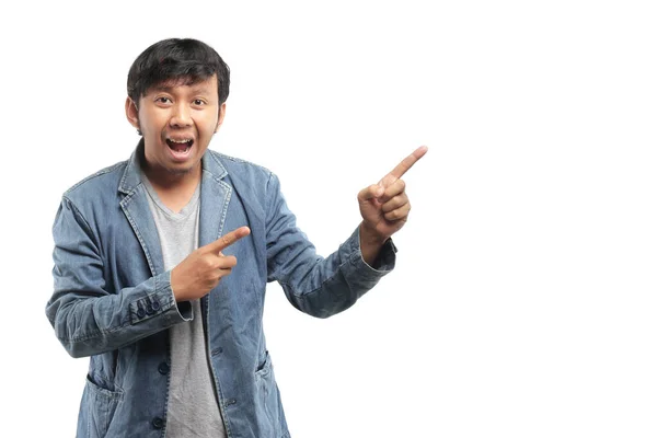 Indonesian Young Man Gesturing — Stock Photo, Image