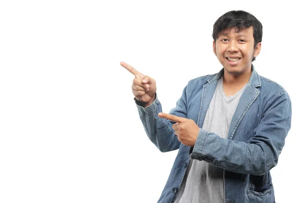 Indonesiano Giovane Uomo Gesturing — Foto Stock