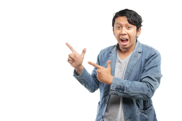 Indonesian Young Man Gesturing — Stock Photo, Image