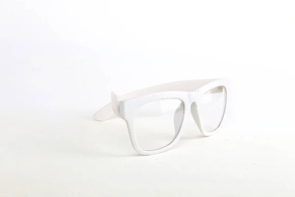 Optique Femelle Modèle Cadre Blanc Style Isolé — Photo