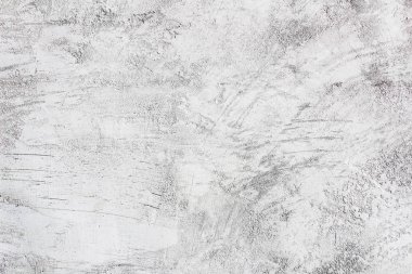 Beyaz ve gri arka plan olarak dokulu sıva duvar soyut