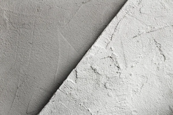 White Gray Abstract Textured Plaster Diagonally Wall — Stock Photo, Image