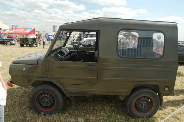 Moscou Rússia Julho 2005 Velho Carro Soviético All Wheel Drive — Fotografia de Stock