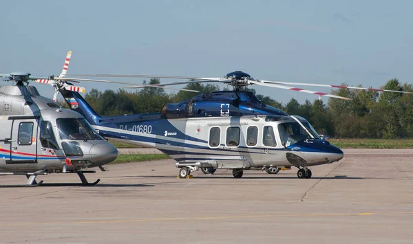 Zhukovsky Rusko Srpna 2019 Ruská Agustawestland Aw139 Vrtulník Ocasním Číslem — Stock fotografie