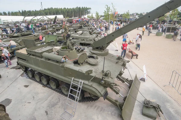 Kubinka Moscow Region Russia Czerwca 2015 Rosyjski Pojazd Naprawczy Pancerny — Zdjęcie stockowe