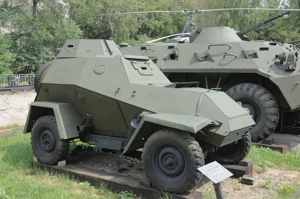 Moskou Rusland Juli 2012 Pantserwagen Het Centraal Museum Van Strijdkrachten — Stockfoto