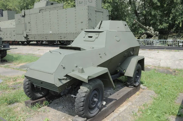 Moskau Russland Juli 2012 Panzerwagen Zentralmuseum Der Streitkräfte — Stockfoto