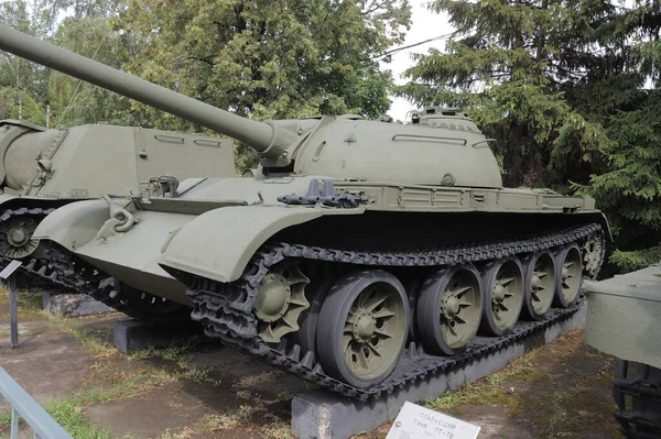 Moscow Russia July 2012 苏联坦克冷战时期的T 54坦克 位于中央博物馆 — 图库照片