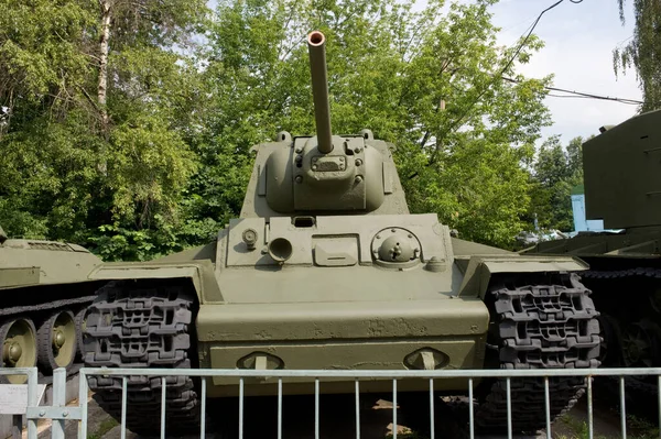 Moscou Rússia Julho 2012 Tanque Pesado Histórico Soviético Klim Voroshilov — Fotografia de Stock