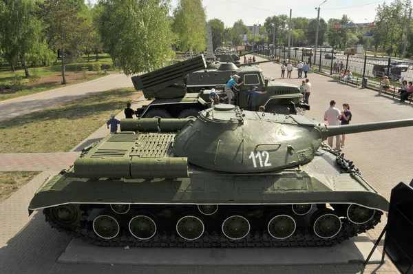Chelyabinsk Russia Mayıs 2010 Sovyet Tankı Chelyabinsk Teki Zafer Parkı — Stok fotoğraf